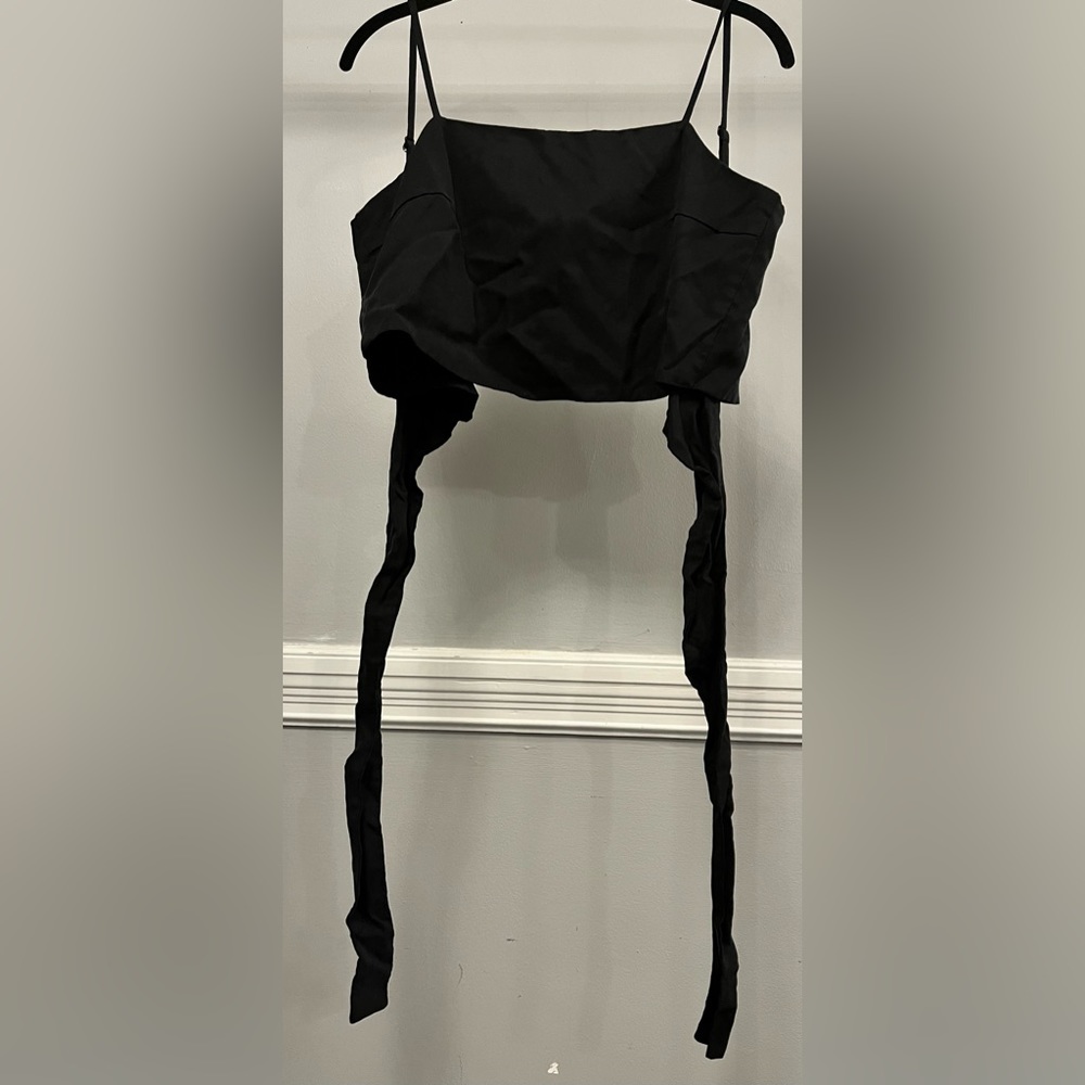 John Galt Brandy Melville Tie Backless Crop Top S